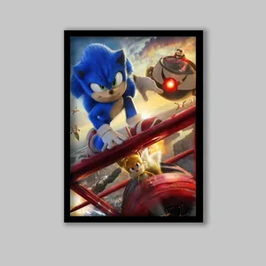 تابلو کودک و نوزاد مدل انیمیشن سونیک Sonic کد LA-G10670-2