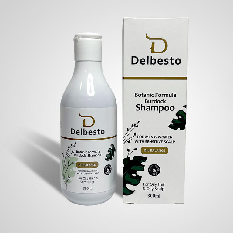 شامپو مو دلبستو مدل بورداک حجم 300 میلی لیتر