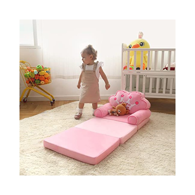 مبل کودک مدل تختخواب شو طرح پرنسس کد 8017