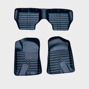 کف پوش سه بعدی مدل MC590 چرم دور دوخت مناسب برای پژو پارس