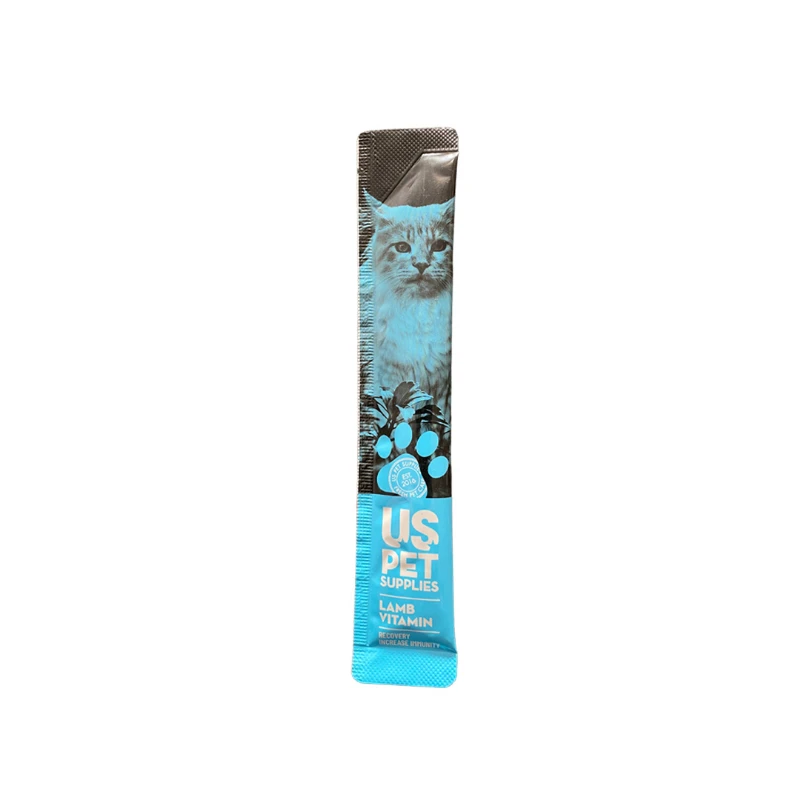 بستنی گربه یو اس پت مدل Cream Cat Treats با طعم بره وزن 17 گرم