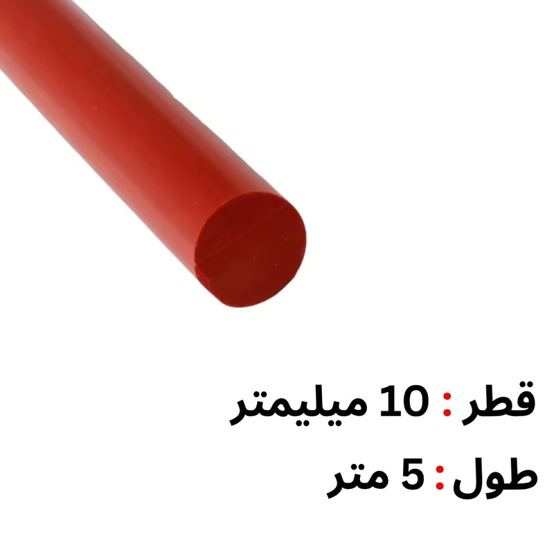 عکس شماره 3 : مفتول نسوز سیلیکون مدل 10mm طول 5 متر