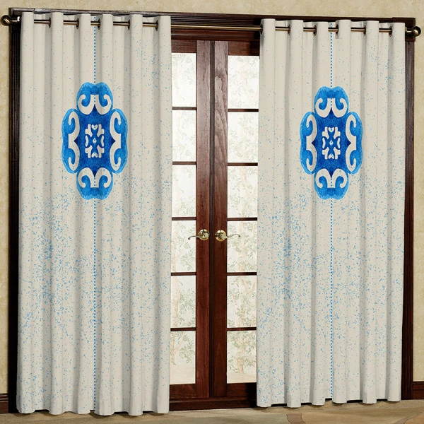 پرده مخمل پانچی کد 5844 سایز 280x140 سانتی متر