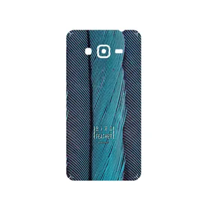 MAHOOT Turquoise feathers Cover Sticker for Samsung Galaxy Grand Prime