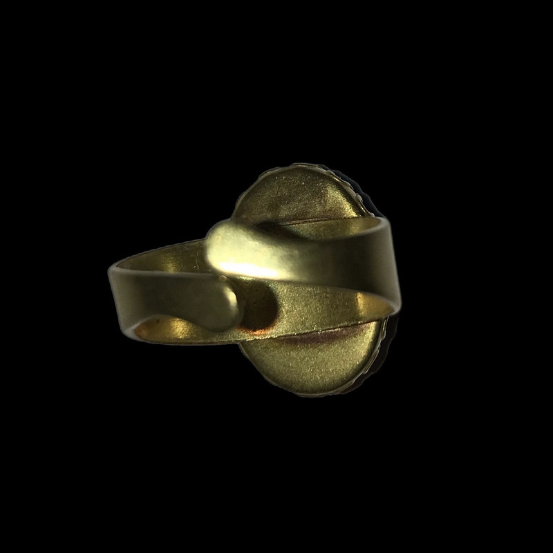 انگشتر زنانه مدل سنگ چشم ببر کد R-157