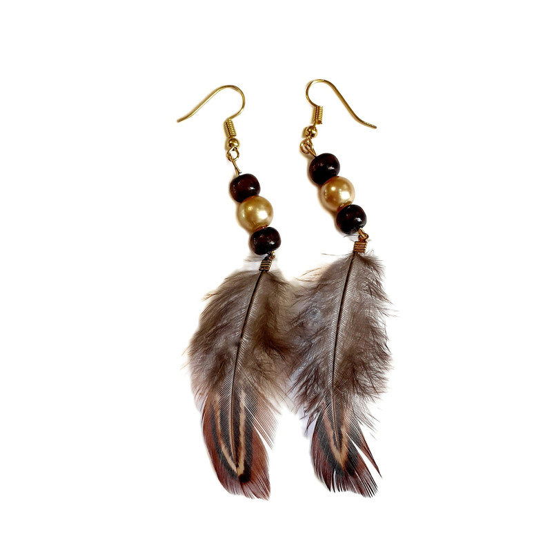 گوشواره زنانه مدل پر گوشواره زنانه مدل پر