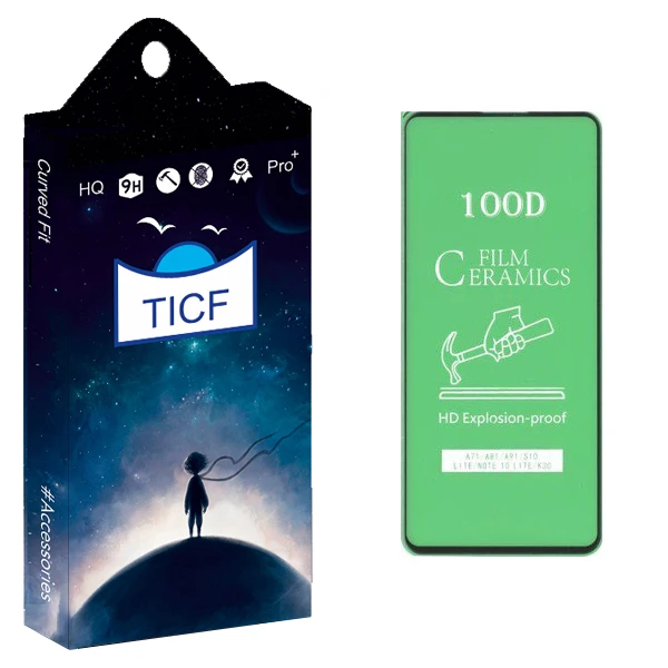 محافظ صفحه نمایش سرامیکی تی ای سی اف مدل +HD مناسب برای گوشی موبایل سامسونگ Galaxy S10 Lite