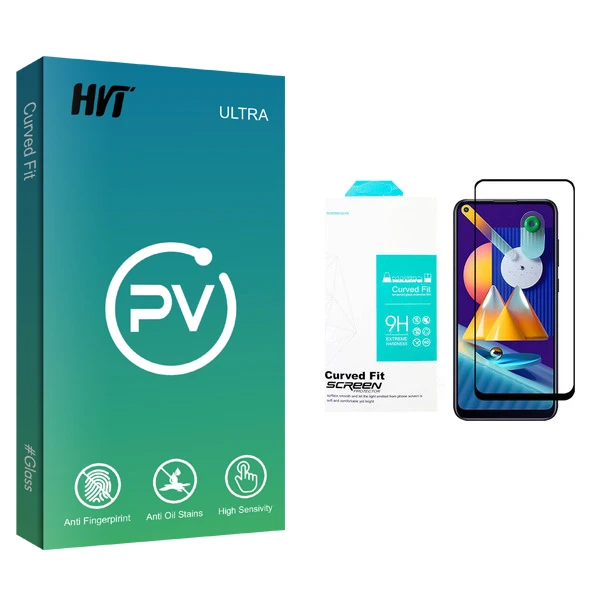 محافظ صفحه نمایش سرامیکی اچ وی تی مدل PV glass مناسب برای گوشی موبایل سامسونگ Galaxy M11