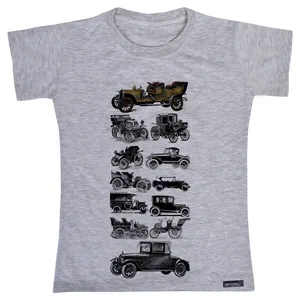 تی شرت آستین کوتاه دخترانه 27 مدل Classic Cars کد MH958