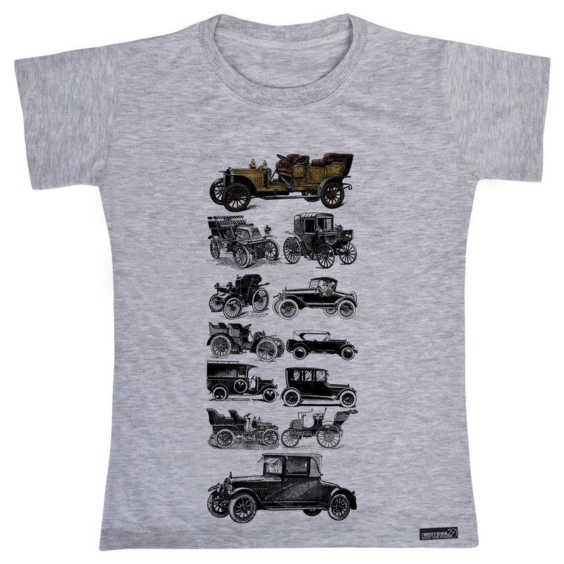 تی شرت آستین کوتاه پسرانه 27 مدل Classic Cars کد MH958