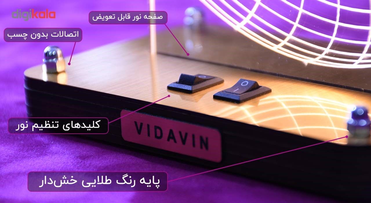 چراغ خواب ویداوین مدل آسمان main 1 3