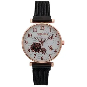 ساعت مچی عقربه ای زنانه مدل  بند حصیری کد 1