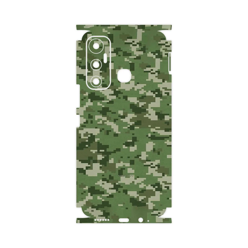 برچسب پوششی ماهوت مدل Army_Green_Pixel-FullSkin مناسب برای گوشی موبایل اینفینیکس Hot 11