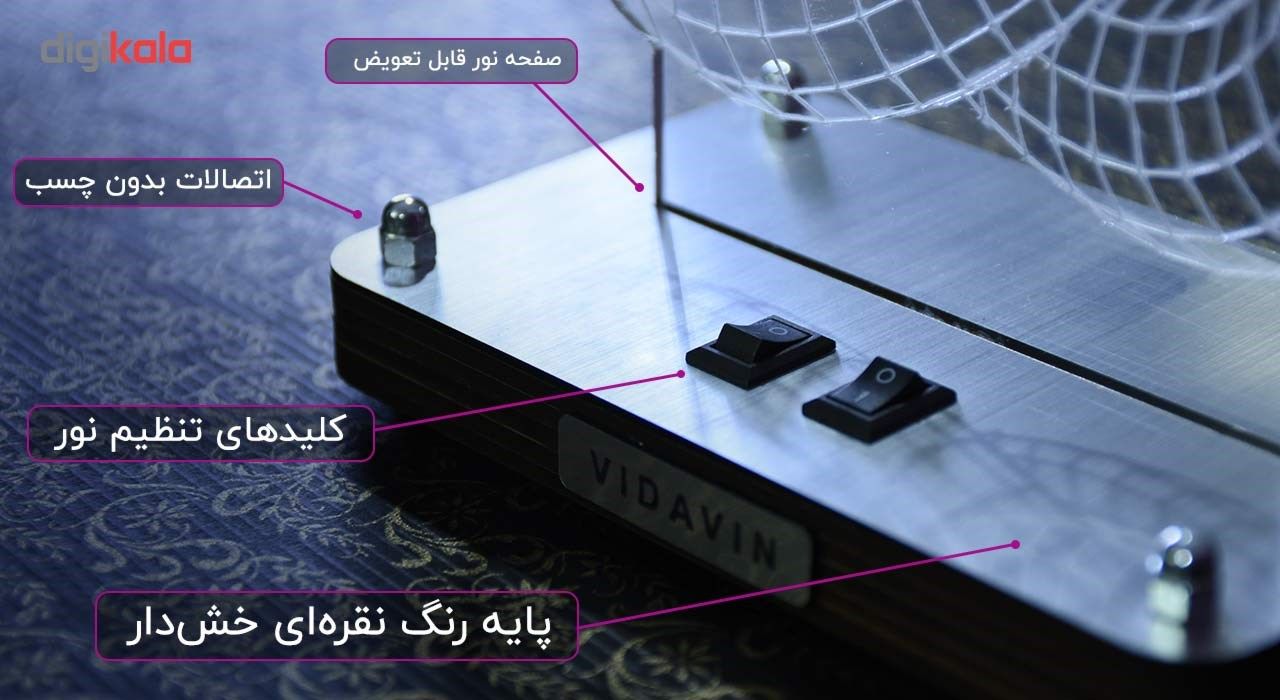 چراغ خواب ویداوین مدل آسمان main 1 4