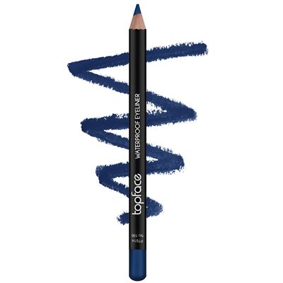 مداد چشم تاپ فیس مدل WATERPROOF رنگ آبی سرمهای شماره 106