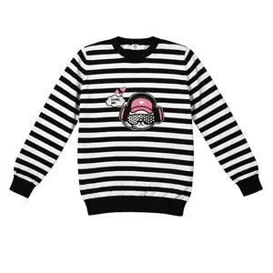 پلیور یقه گرد دخترانه مدل سگ