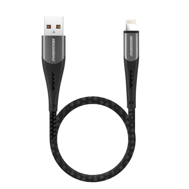 کابل تبدیل USB به لایتنینگ راک رز مدل Diesel AL Mini طول 0.3 متر