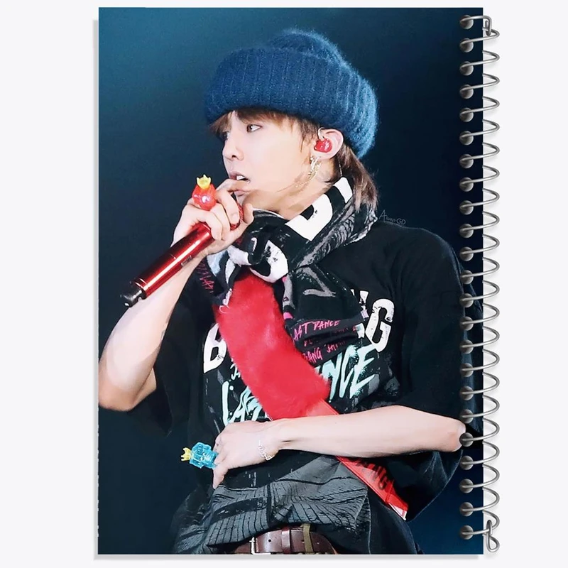 دفتر مشق 100 برگ خندالو طرح جی دراگون گروه بیگ بنگ BIGBANG کد 12565