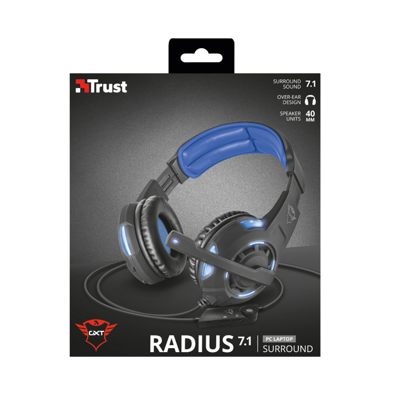 هدست مخصوص بازی تراست مدل GXT 350 Radius 7.1 Surround 1