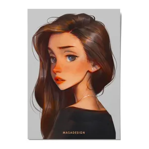 کارت پستال ماسا دیزاین مدل POSTV0026 GIRL