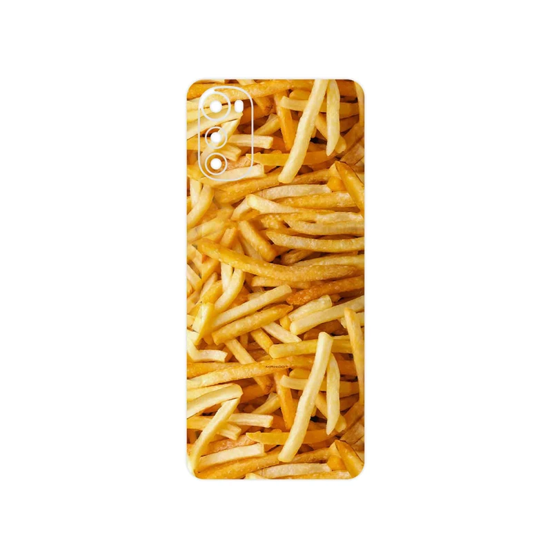 برچسب پوششی ماهوت مدل French fries مناسب برای گوشی موبایل موتورولا Moto E32s