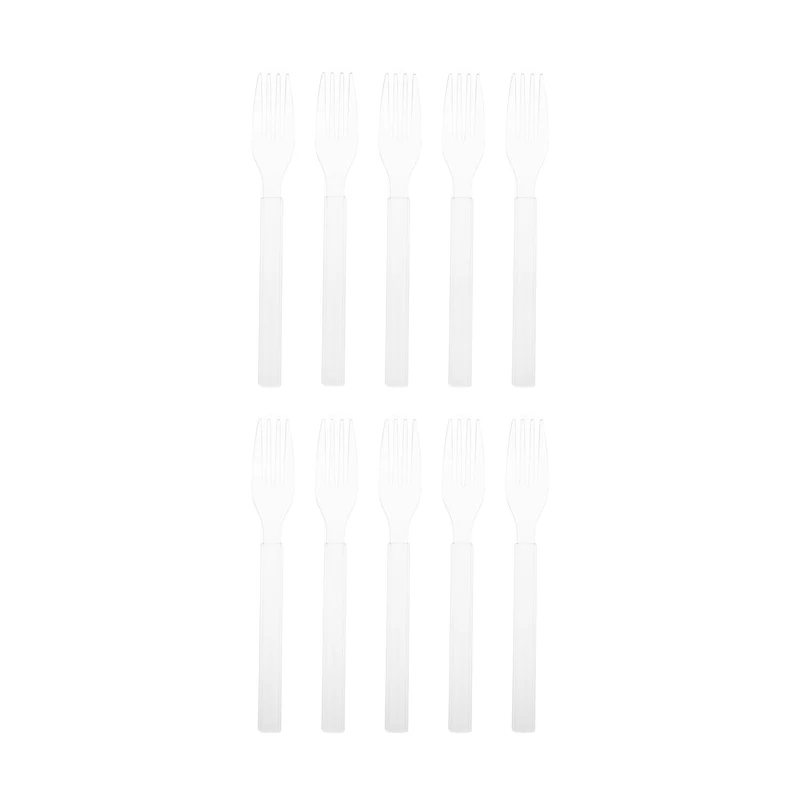 چنگال یکبار مصرف مدل 04 بسته 10 عددی 