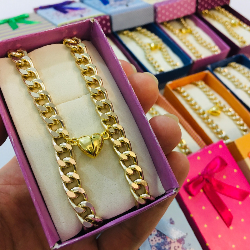 دستبند مدل مگنت HDS-LOVE مجموعه 2 عددی