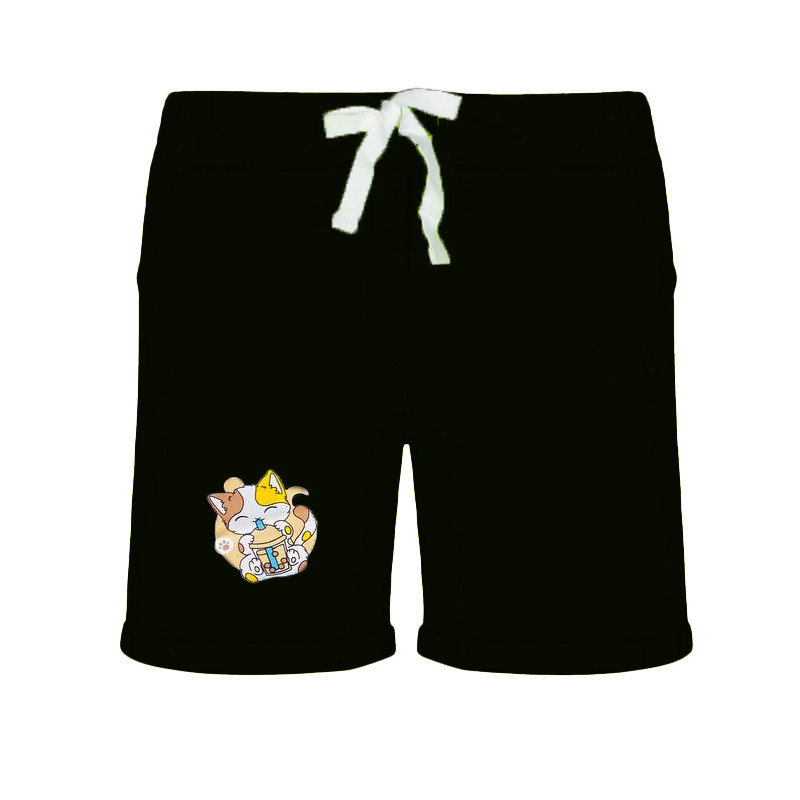 ست تی شرت و شلوارک زنانه مدل گربه کد GV