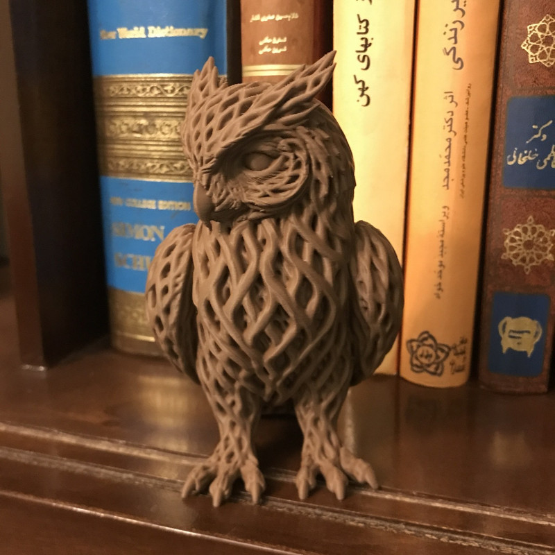 مجسمه مدل جغد شاخ‌دار کد NEXO09