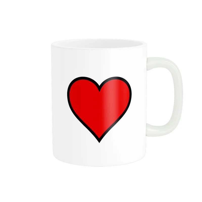 ماگ پاد آفرین مدل فانتزی طرح قلب عشق love عاشقانه کد p12001