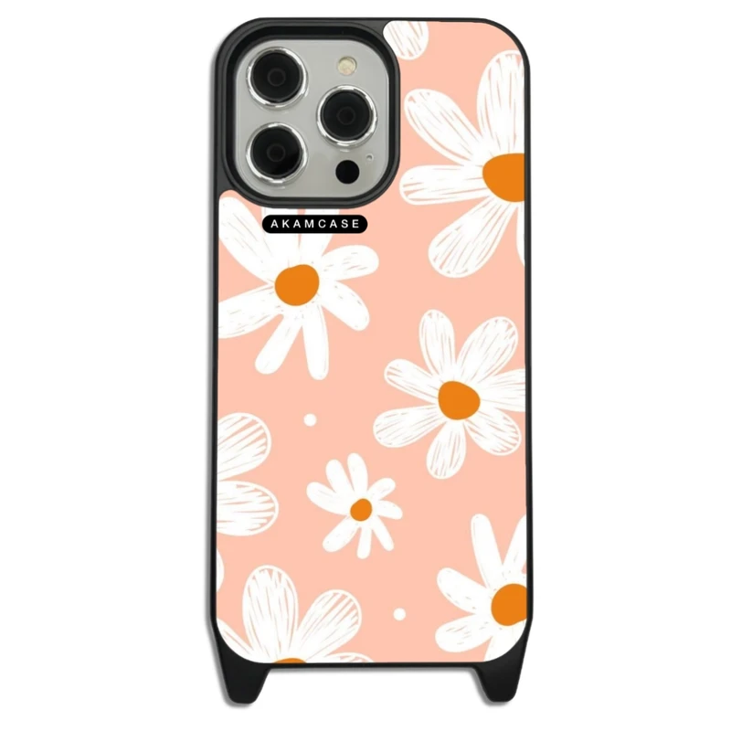 کاور آکام مدل AMCWLA14PROMAX-FLOWERS18 مناسب برای گوشی موبایل اپل iPhone 14 Pro Max