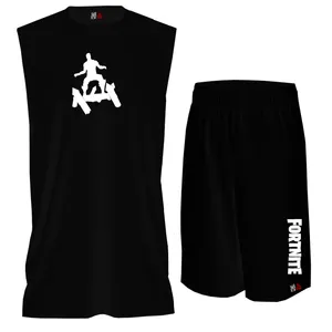 ست تاپ و شلوارک مردانه مدل Fortnite  کد BTPM032