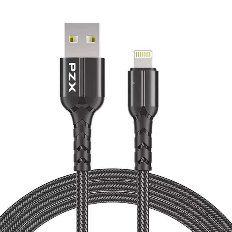 کابل تبدیل usb به لایتنینگ پی زد ایکس مدل V145 طول 1 متر