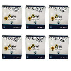 روکش یک‌بارمصرف توالت فرنگی آفتابگردان مدل غیرحل شونده 6 بسته 20 عددی