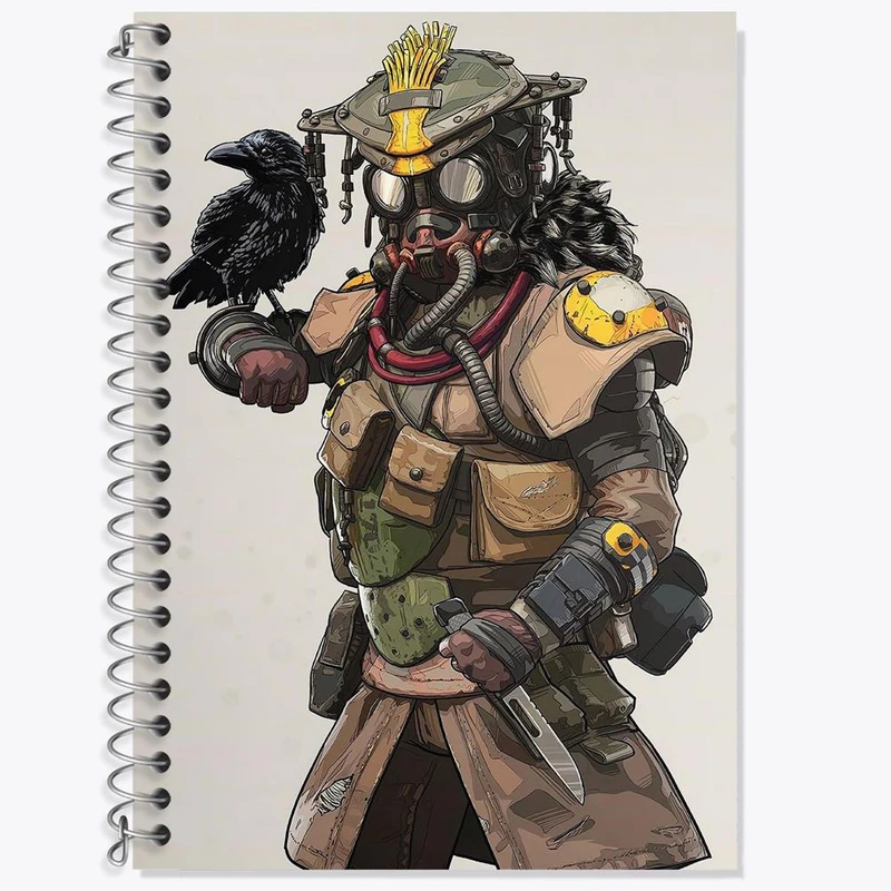 دفتر زبان 50 برگ خندالو مدل سه خط طرح bloodhound ایکس لجند کد 30958