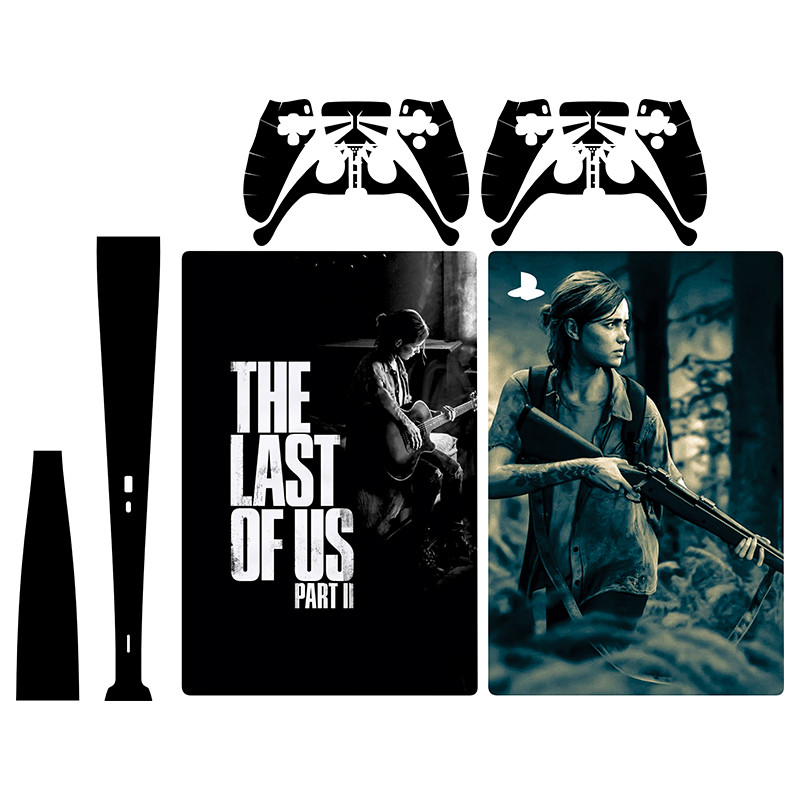  برچسب کنسول بازی پلی استیش 5 دیجیتال توییجین وموییجین مدل The last of us 2 مجموعه 6 عددی 