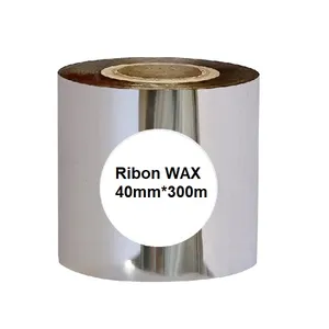 ریبون پرینتر لیبل زن مدل Wax 40mm x 300m
