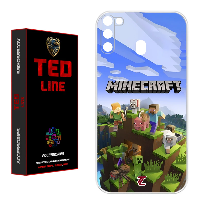 کاور تدلاین طرح ماینکرفت کد 1207 مناسب برای گوشی موبایل سامسونگ Galaxy A11