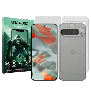 King Kong Tough model matte screen protector suitable for Google Pixel 9 Pro XL mobile phone along with the back protector 