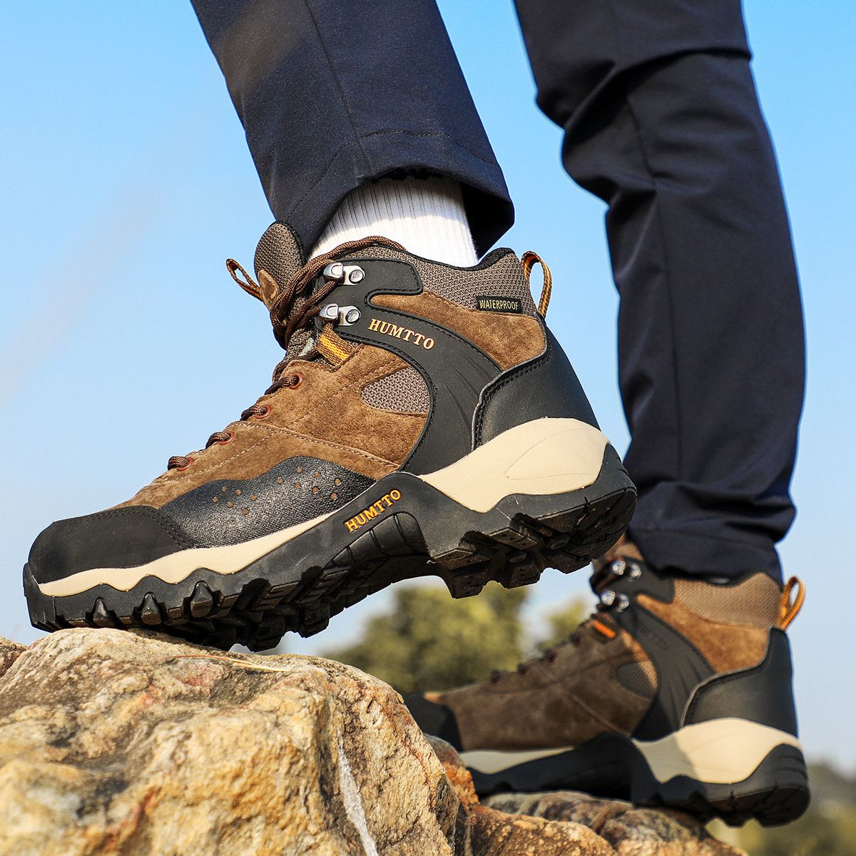 کفش کوهنوردی مردانه هامتو مدل 3-210337A - - 5