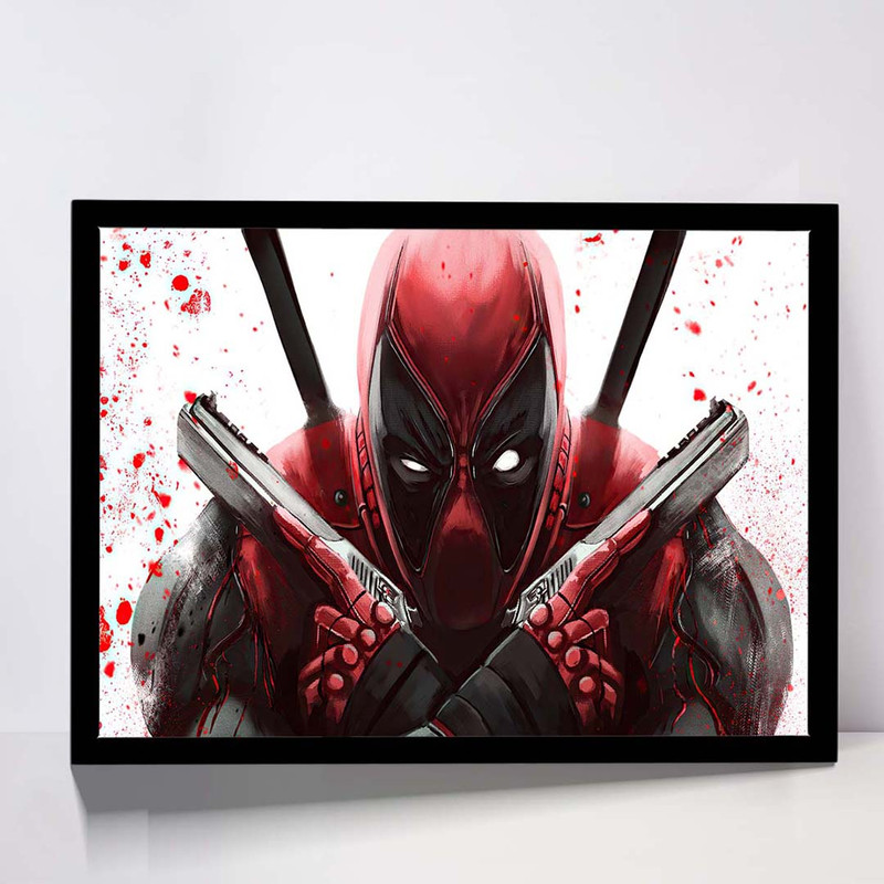 تابلو مدل deadpool artwork کد F-10002