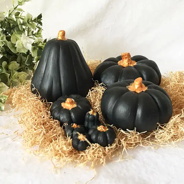 میوه تزئینی مدل  کدو تنبل پاییزی کد 647 مجموعه 8 عددی