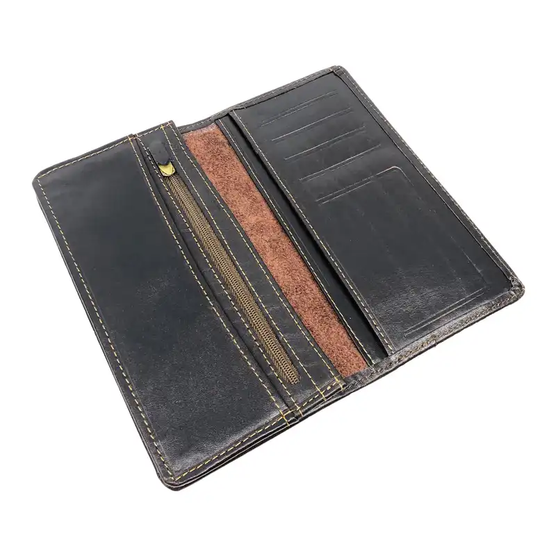 ست هدیه مردانه سرزمین چرم مدل 131015 رنگ قهوه ای