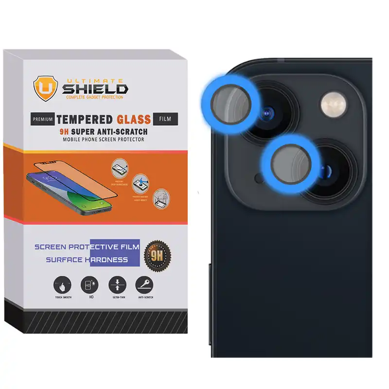 محافظ لنز دوربین آلتیمیت شیلد مدل luminous مناسب برای گوشی موبایل اپل iPhone 13