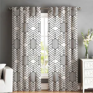 پرده شمسه نگار مدل m581 سایز 140x250 سانتی متر