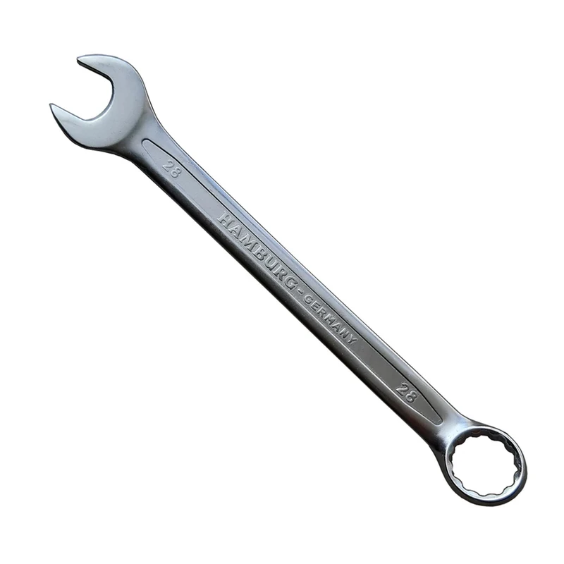 آچار یکسر تخت و یکسر رینگی هامبورگ مدل HAM-028 سایز 28 میلی متر 