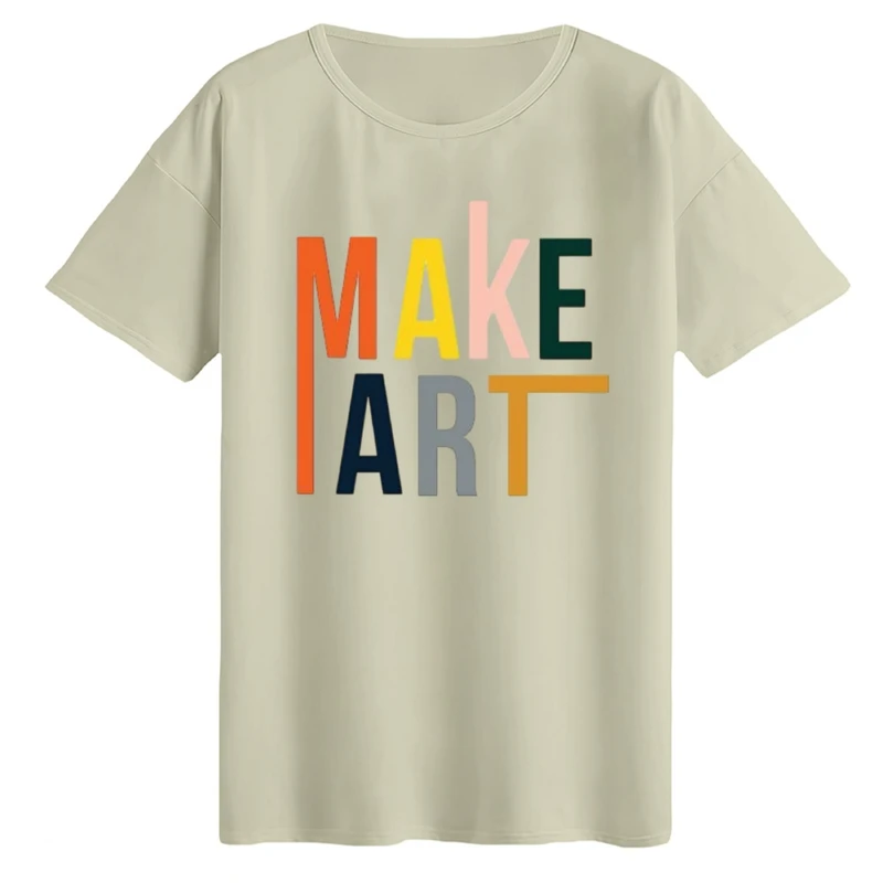 تی‌شرت لانگ آستین کوتاه زنانه مدل آرت