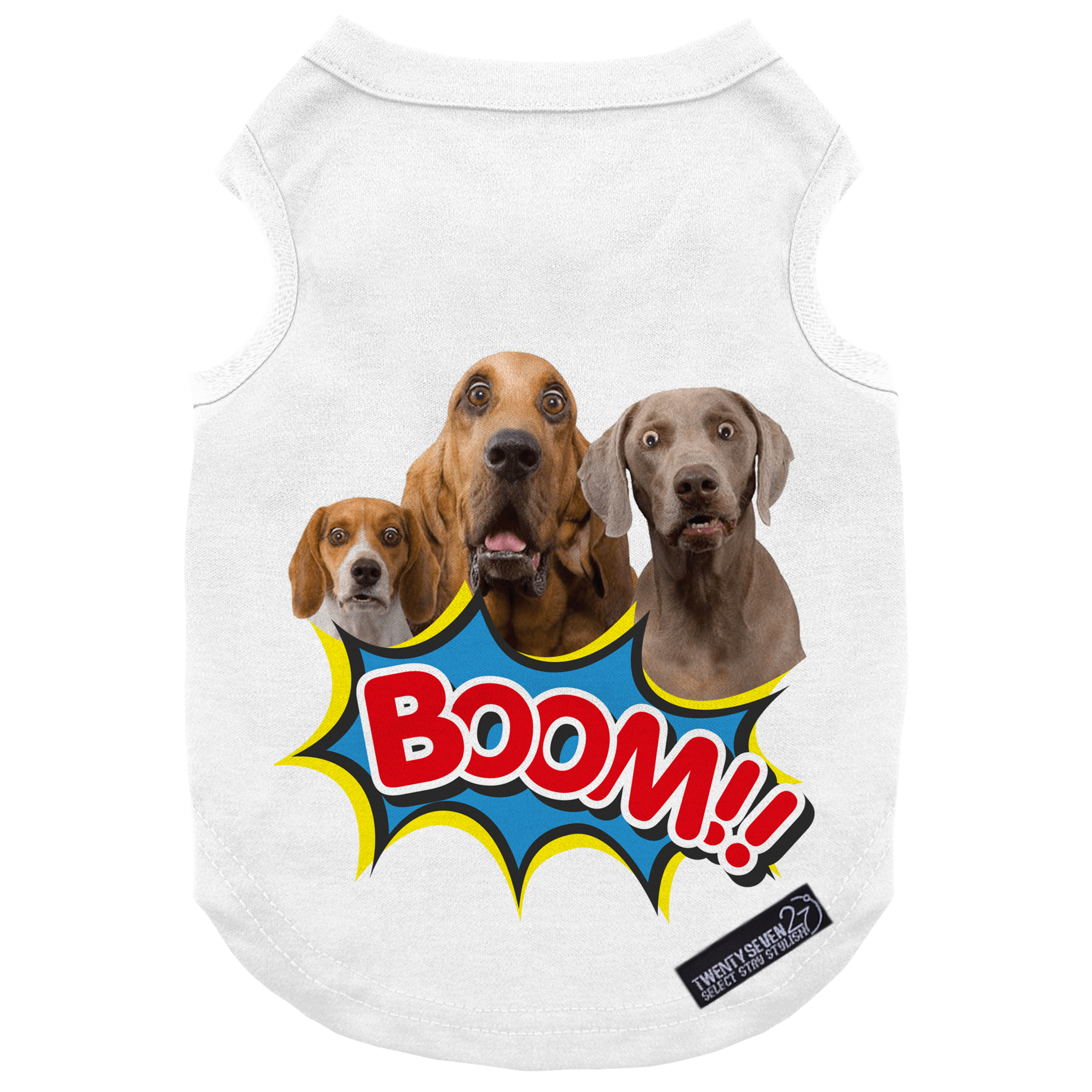 لباس سگ و گربه 27 طرح Boom Dogs کد MH929 سایز S