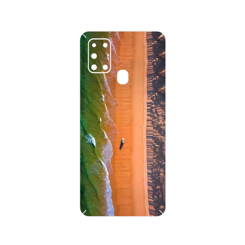 برچسب پوششی ماهوت مدل Beach and Green Sea مناسب برای گوشی موبایل سامسونگ Galaxy A21s