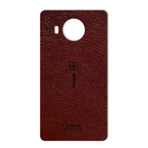 MAHOOT Natural Leather Cover Sticker for Microsoft Lumia 950 XL